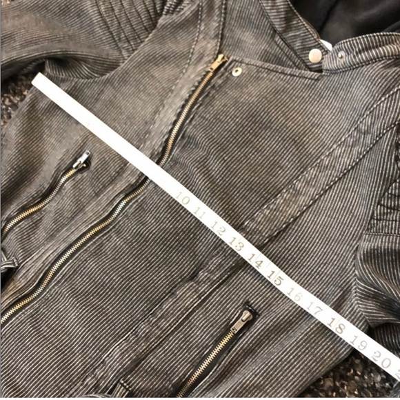 Free people Moto biking jacket sz small - Picture 9 of 9